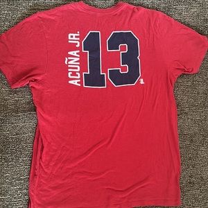Acura Jr. #13 Red Tshirt